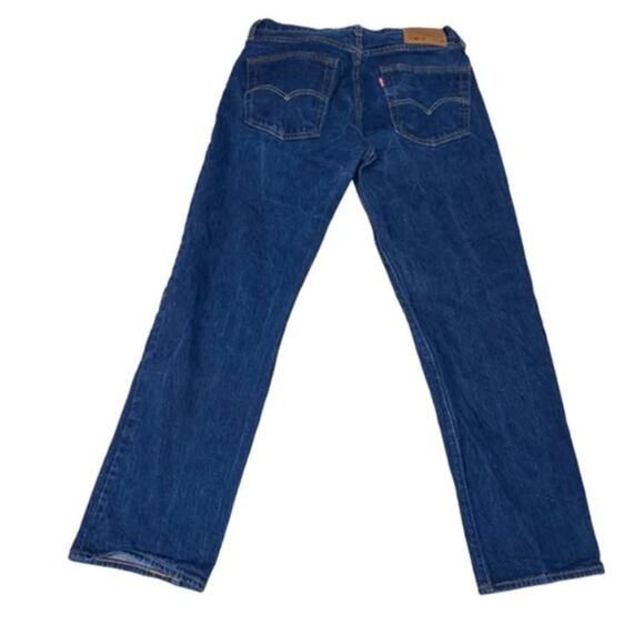 Classic Vintage Dark Wash Straight Leg Jeans Levi’s Premium Men’s W32 L30 - Picture 6 of 6